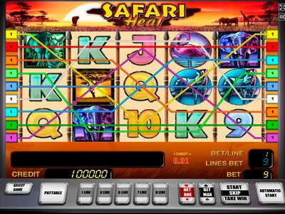 Игровой автомат Safari Heat в казино Вулкан